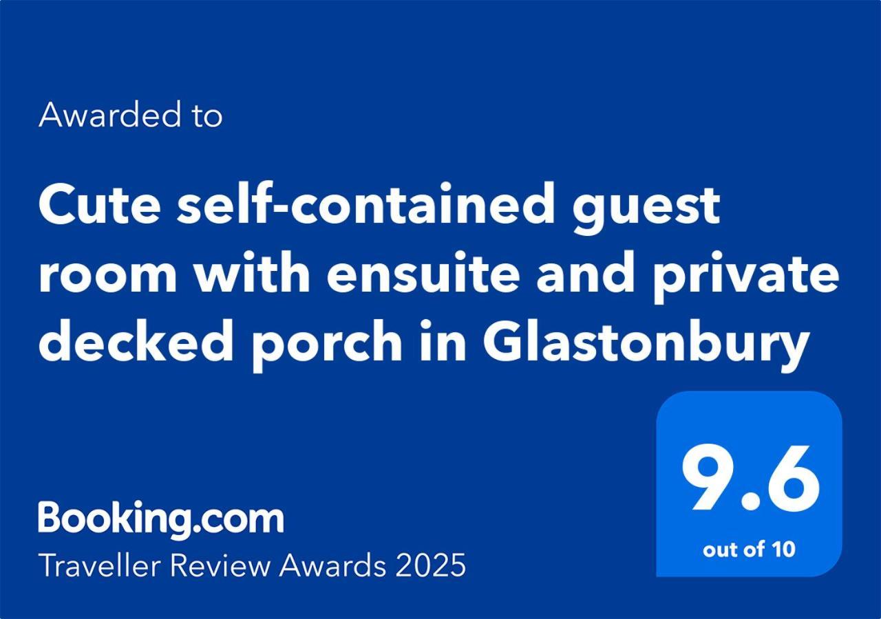 Cute Self-Contained Guest Room With Ensuite And Private Decked Porch In Glastonbury Kültér fotó